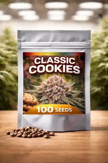 Classic Cookies 100 bulk feminized cannabis seeds commercial pack by StrainSupermarket