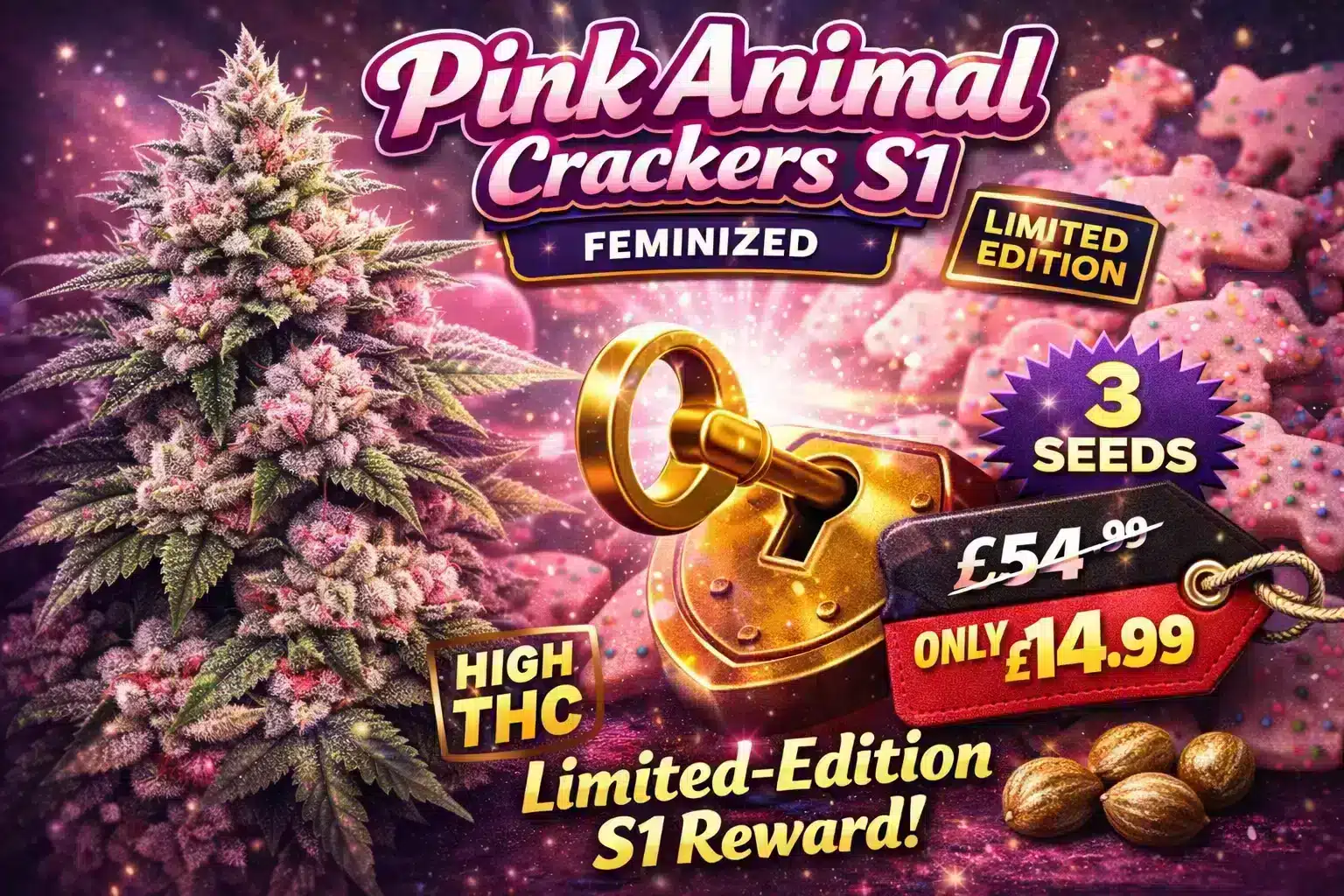 love cannabis pink animal crackers s1 level 2 reward