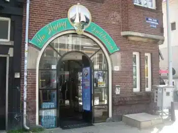 Historic Flying Dutchmen cannabis seed shop in Amsterdam during the 1990s
