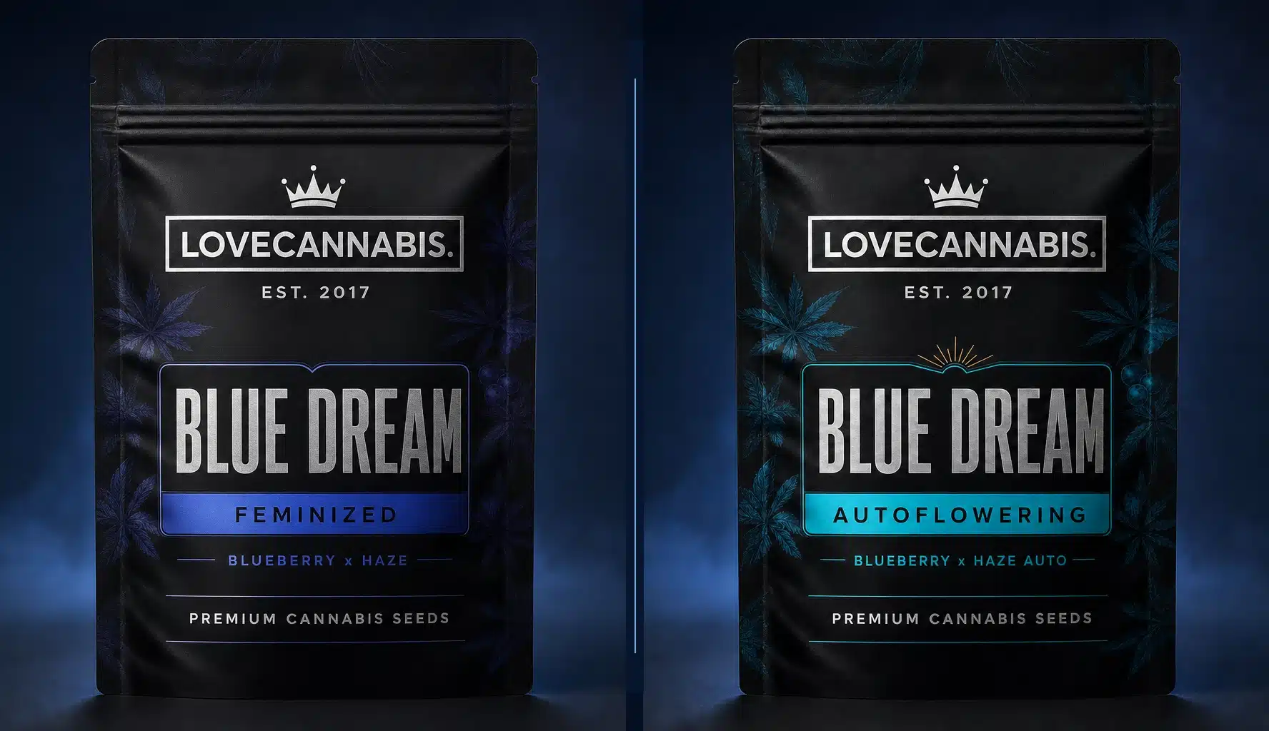 Blue Dream seeds including feminized and autoflower options