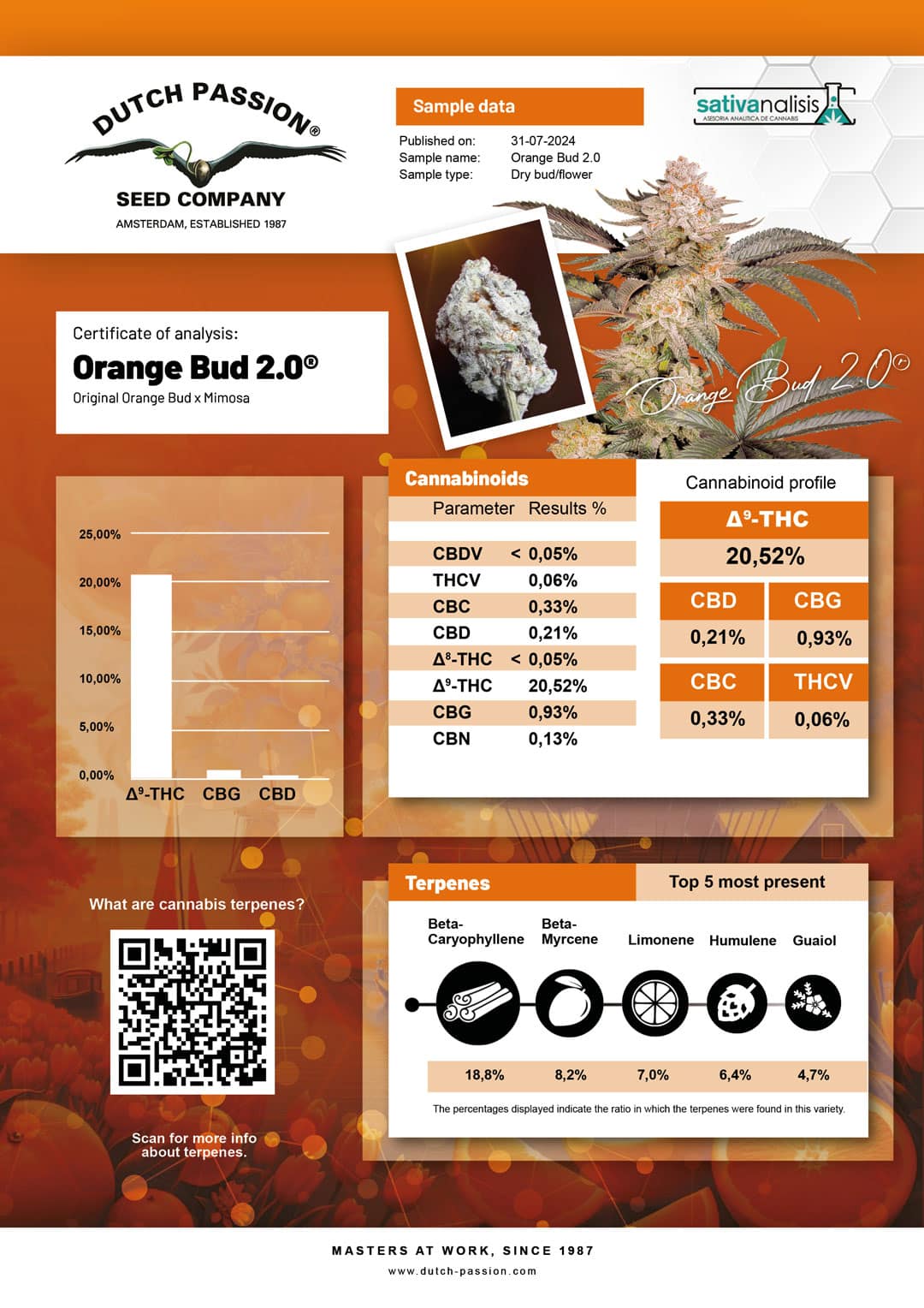 Orange Bud 20 independent lab-test analysis Orange Bud 20 independent lab-test analysis